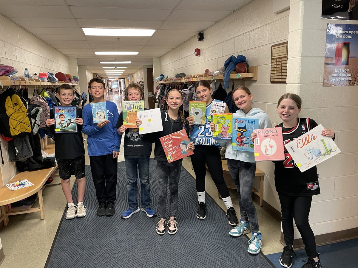 A nostalgic library check out with our 5th graders.We searched their checkout history to find the very first book they checked out in kindergarten!They had so much fun searching for &amp; reading the books. I’ll miss these Panda stars!Shine bright! <a href="/SherwoodPandas/">Sherwood School</a> #sherwoodshines