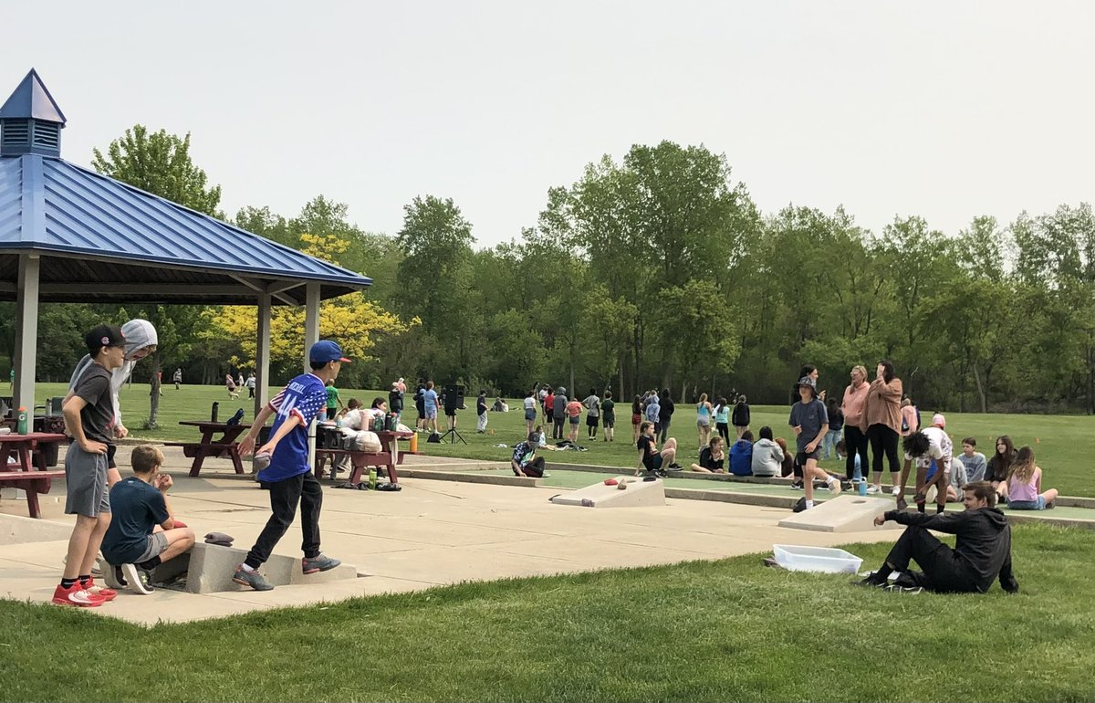 mrs_tack's tweet photo. Our 6th graders had a blast (and beautiful weather ☀️) for their Field Day at Osmond Park! https://t.co/oVxT30HQ1L