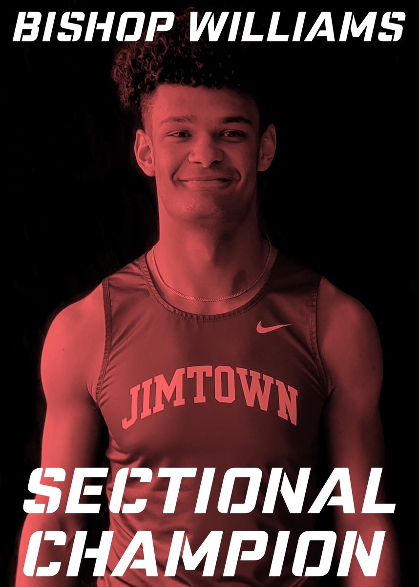 JimtownTrack's tweet photo. @BishopWill14 is your SECTIONAL CHAMPION in the 400 M Dash!!!🏆

#DCP https://t.co/8T99VecEv1
