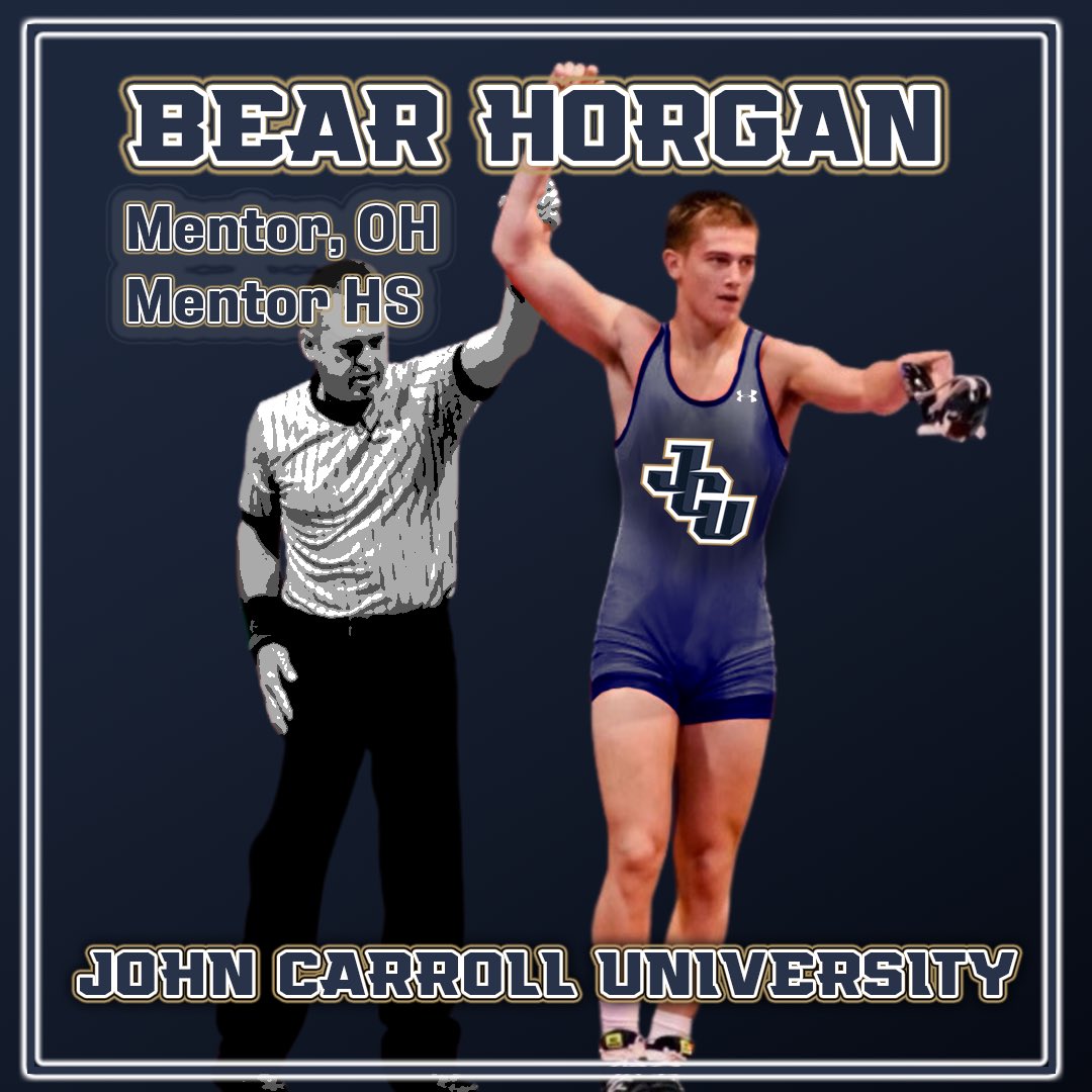 Coming from @MentorWrestling, please welcome @BearHorgan to #jcuwrestling.