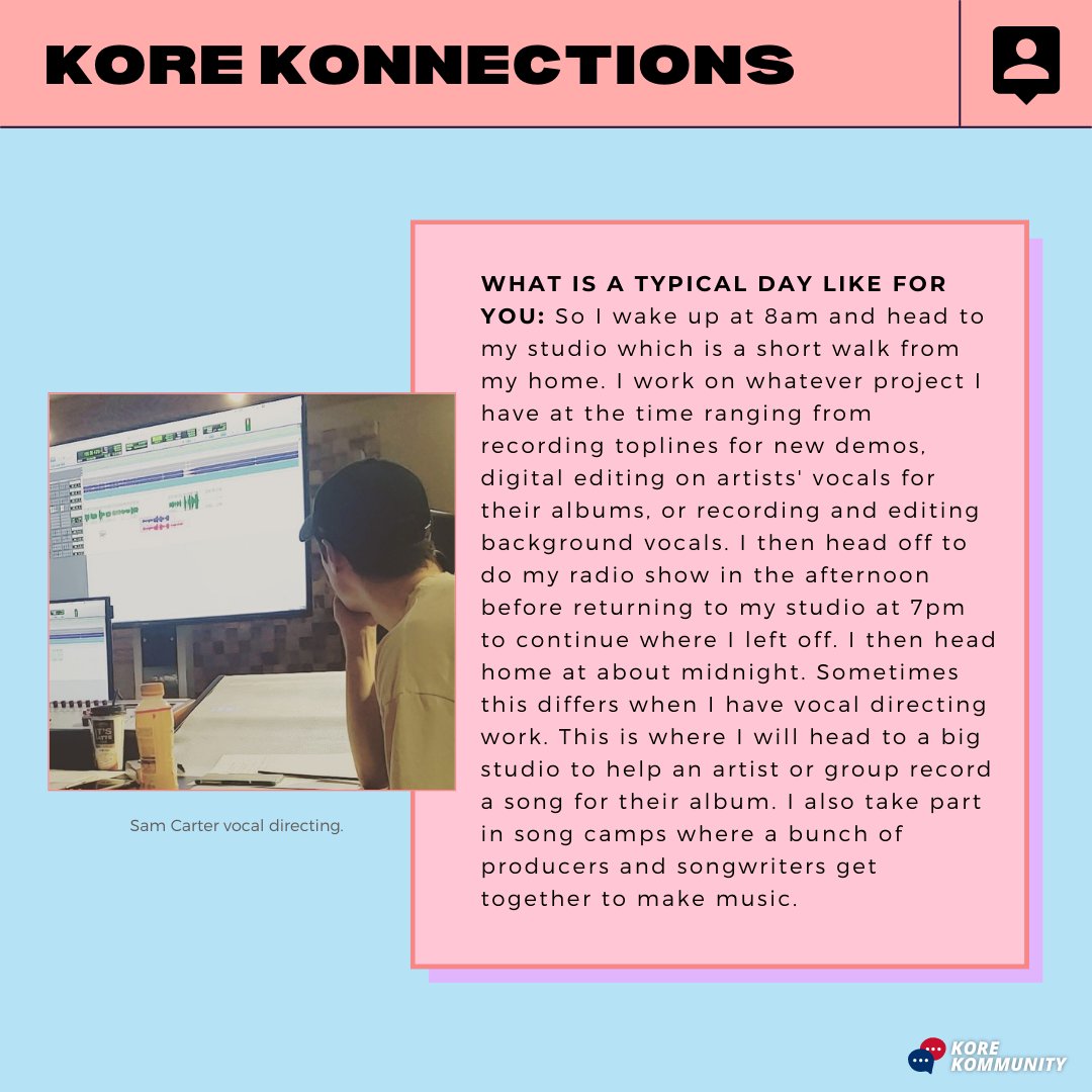 korekommunity's tweet photo. Who better to ask about the Korean music industry than #Kpop artist in Korea? 🎤
#SamCarter is a singer-songwriter from the renowned Korean band #LUNAFLY which debuted in 2012 under the same label as #BrownEyedGirls 🎸
#koreanmusic #kpopidol #neganetwork #idol #lukies (Pt. 1) https://t.co/PMXzv9BbNw