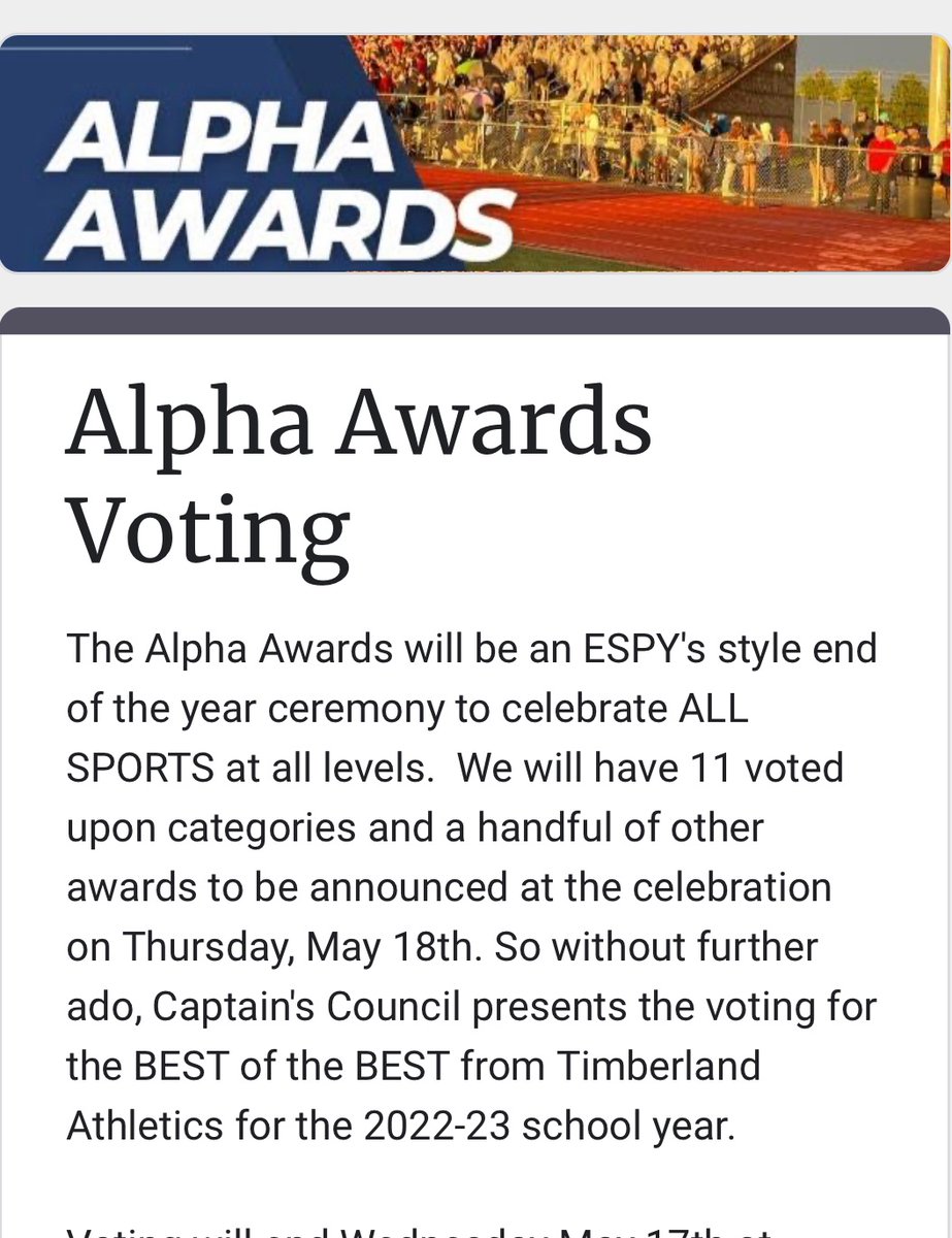 TrishaGrantham5's tweet photo. Beyond proud of these young ladies. What a fun way to represent your classmates with the 1st ever Alpha Awards aka like the ESPYs! Way to go Timberland Dance Team๐๐ป๐๐๐ป #TLand #3Claps #WeAreWentzville @ag_stl @GranthamAddy @THSdancers @THScaptains https://t.co/QJUQACPCuU