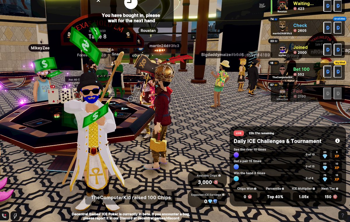 DHC baby <a href="/DecentralGames/">Decentral Games</a> #icepoker