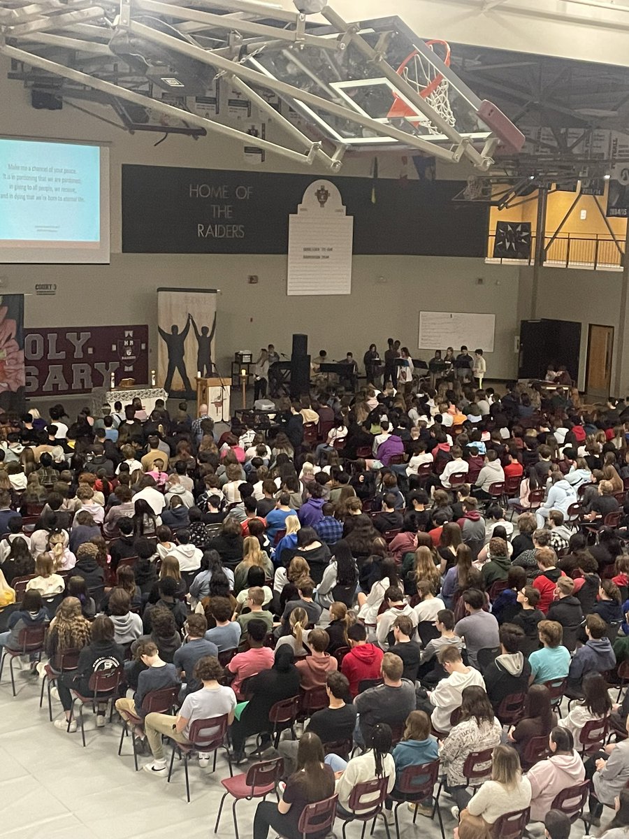HolyRosaryHS's tweet photo. Thank you to everyone who helped put on our wonderful World Catholic Education Day Prayer Service🙏

As well a huge thank you to all the staff who have been organizing fun activities each day as we have been celebrating #worldcatholiceducationweek

#yll #thisisLCSD #HRHS https://t.co/cr0K5isUsV