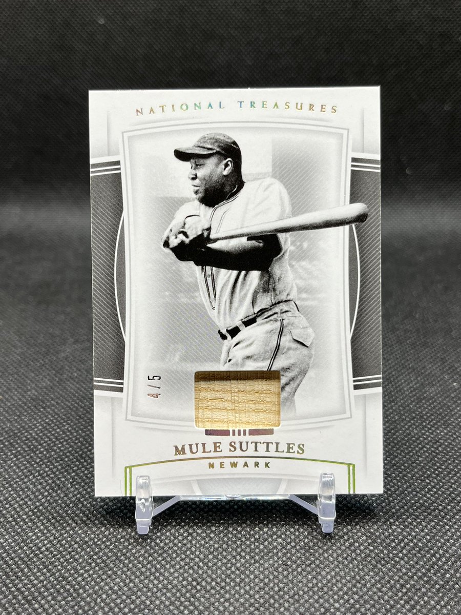 May stack sale, day #4 - Claim using “take” or players last name. See pinned tweet for rules #crcstack Mule Suttles national treasures game used bat /5 🔥👀 $80 @sports_sell @CardboardEchoes @CardHobbyRTs #HiveBST
