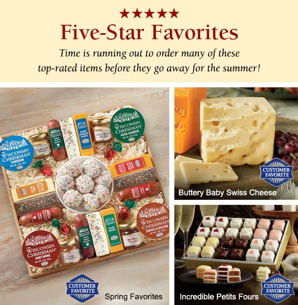 WiscCheeseman's tweet image. Try out some of our customer favorites for yourself! Shop our site here: buff.ly/3ycZ5mG
