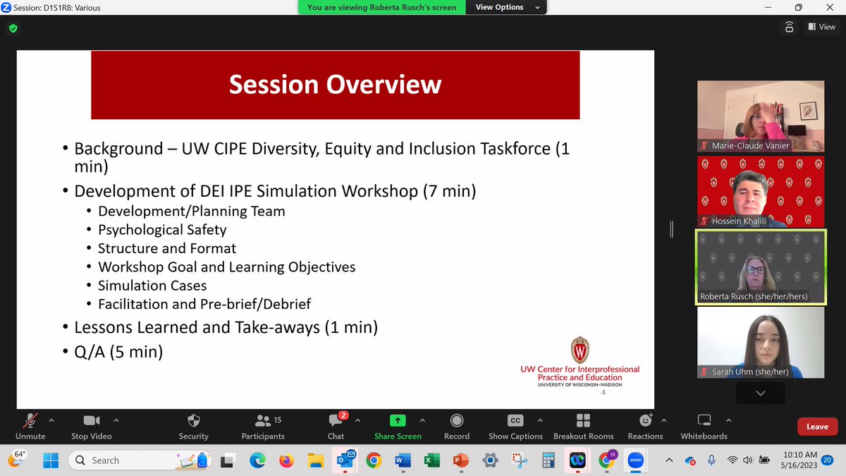UW CIPE (@cipe_uw) on Twitter photo As <a href="/CAB_VIII_2023/">Collaborating Across Borders</a> is coming to end, <a href="/cipe_uw/">UW CIPE</a> is pleased to share that our 2 presentations - DEI IPE Simulation Workshop, a Proposed IPE FD Framework; & IPE Telehealth Dementia Caregiving Community Practicum Badge – well received! Thanks to colleagues&teams <a href="/RobertaR718/">Roberta Rusch</a> <a href="/HKhalili1/">Hossein Khalili</a> As <a href="/CAB_VIII_2023/">Collaborating Across Borders</a> is coming to end, <a href="/cipe_uw/">UW CIPE</a> is pleased to share that our 2 presentations - DEI IPE Simulation Workshop, a Proposed IPE FD Framework; & IPE Telehealth Dementia Caregiving Community Practicum Badge – well received! Thanks to colleagues&teams <a href="/RobertaR718/">Roberta Rusch</a> <a href="/HKhalili1/">Hossein Khalili</a>