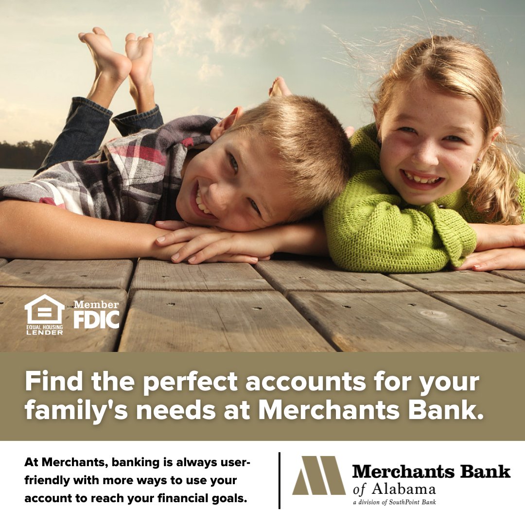 At Merchants Bank, our goal is to find you and your family the best accounts that will help you reach your financial goals... it's the #MerchantsWay ☀️

Learn more on our website: bit.ly/3opMYAI