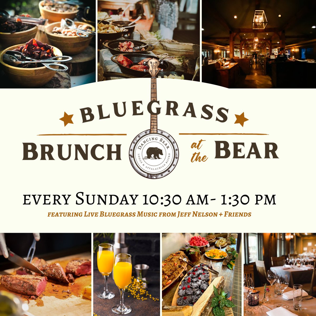 The weekend in almost here! Make your brunch reservation at: dancingbearlodge.com/event/sunday-b…

#Brunch #DancingBear #TownsendTN