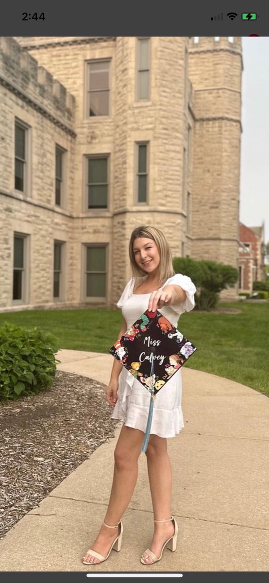 Congratulations to Christina, my youngest daughter, on her graduation from Northern Illinois!! Well Done.