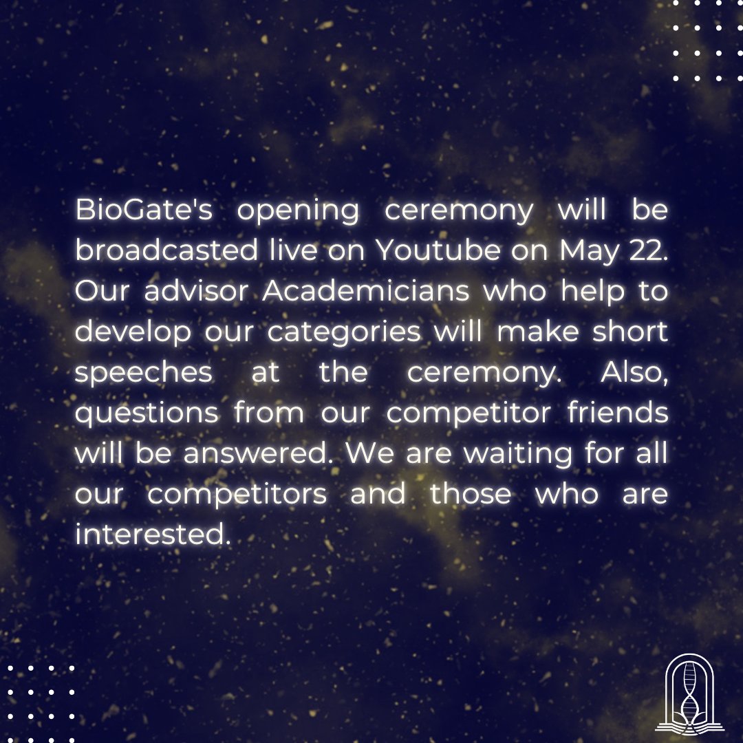 BioGate Competition tweet media