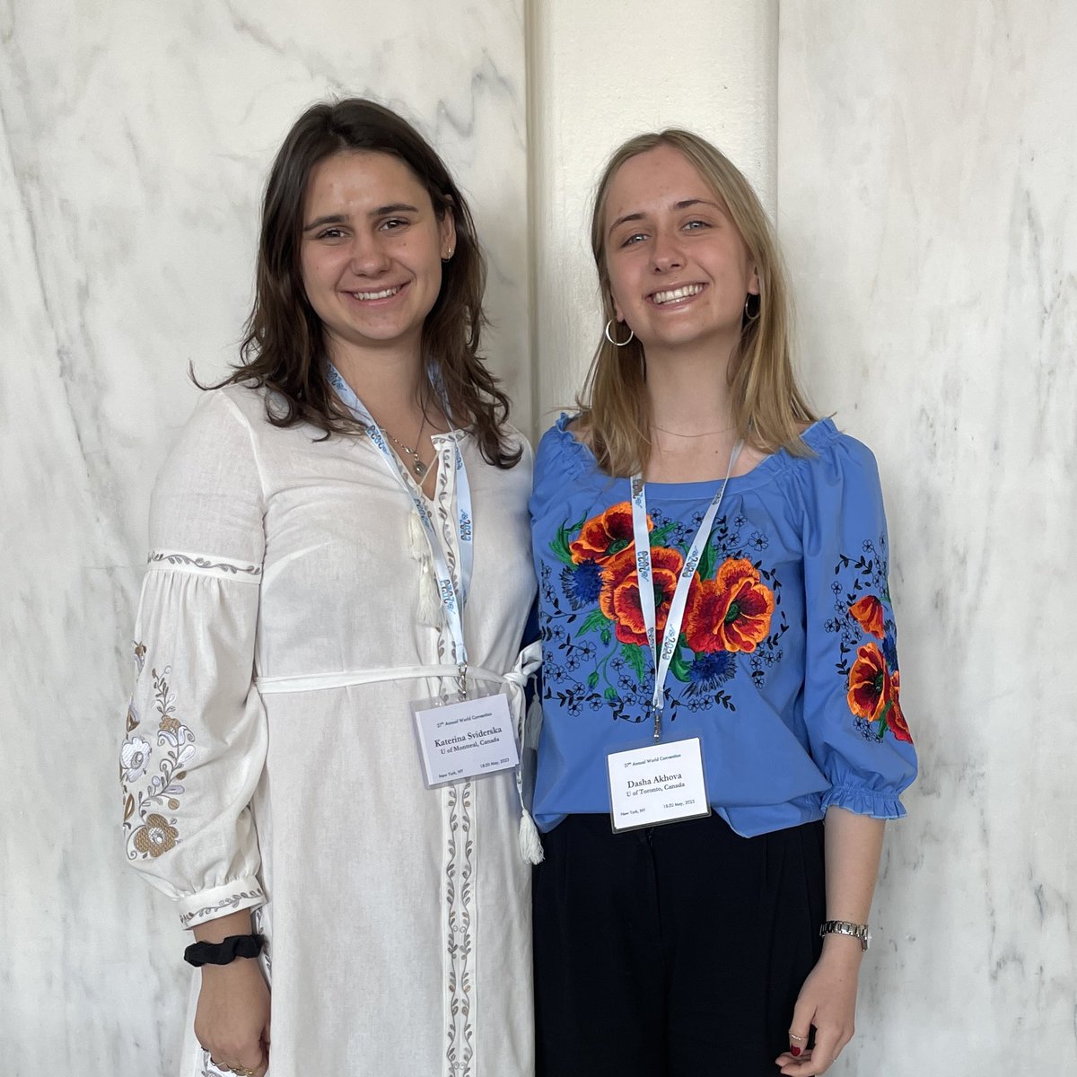 K_Sviderska's tweet photo. So many great panels on Day 1 of @ASN_Org !
Joining #ASNVyshyvankaChallenge 🇺🇦 with @AkhovaDariya
Thank you @oonuch and #ASNUkraine for the initiative! https://t.co/6i9CIAy1ae