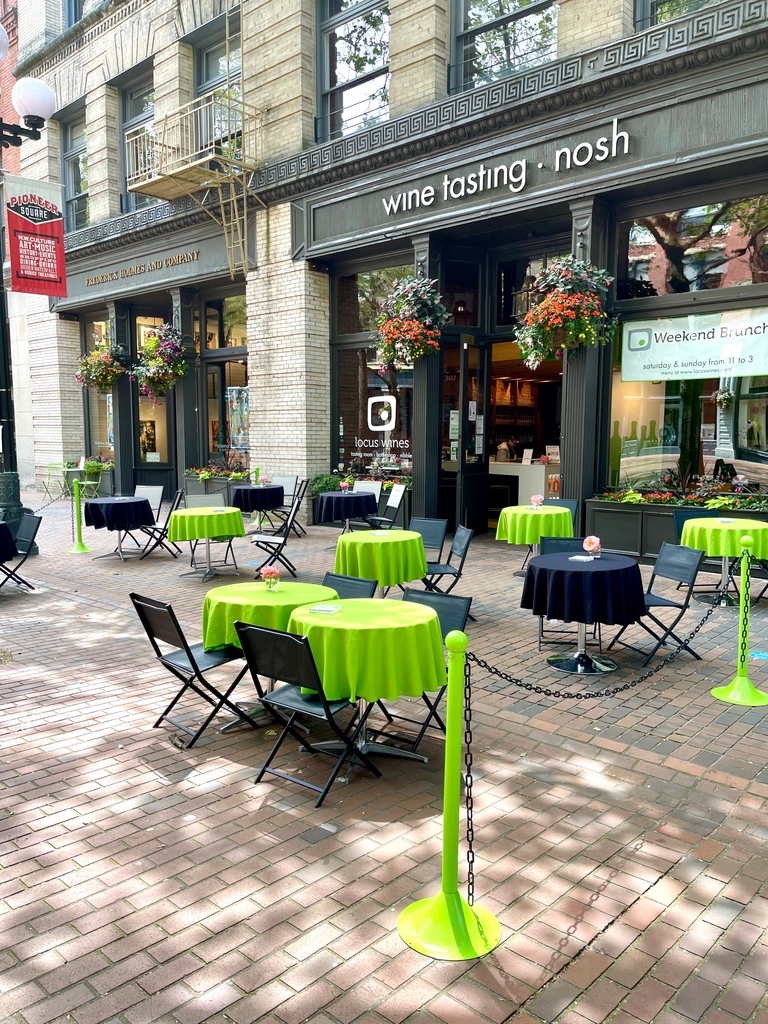 LocusWines's tweet photo. We are Locus Wines, located in Pioneer Square, making old-world style wines (think little oak, no alcoholic jams), serving the tasting room usuals and northern and eastern Mediterranean food on our large patio. Open daily. 

#wawine
#reintro
#helloworld
#seattle
#pioneersquare https://t.co/HHx2E8WXh7