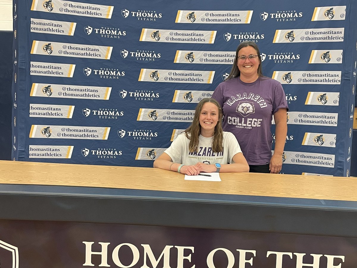 Congratulations to Mady K. as she has decided to continue her athletics (Basketball) and academics at Nazareth College