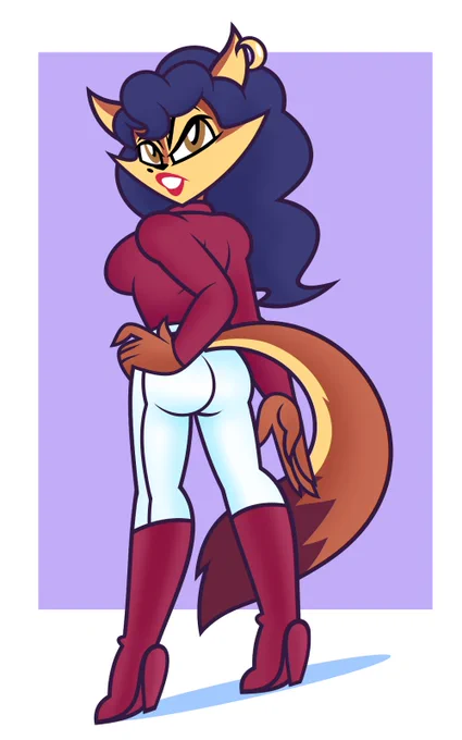 Carmelita Fox from Sly Cooper  Commisson for 