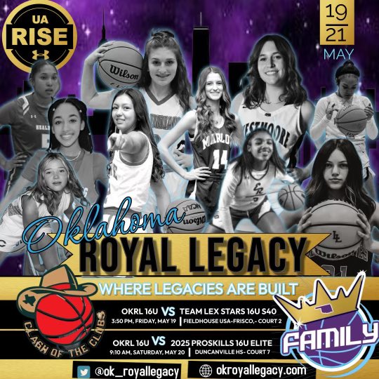 Oklahoma Royal Legacy Basketball Club on Twitter "It’s go time