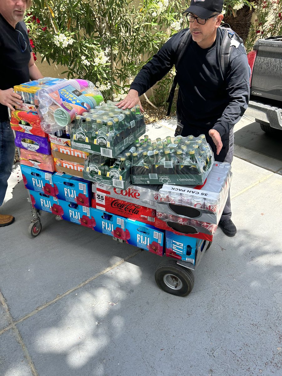 PokerNight_Todd's tweet photo. If there’s one thing I’ve learned since launching #Studio52 @PokerNightTV it’s that poker players drink endless amounts of #figiwater https://t.co/XRoEwBZh6k