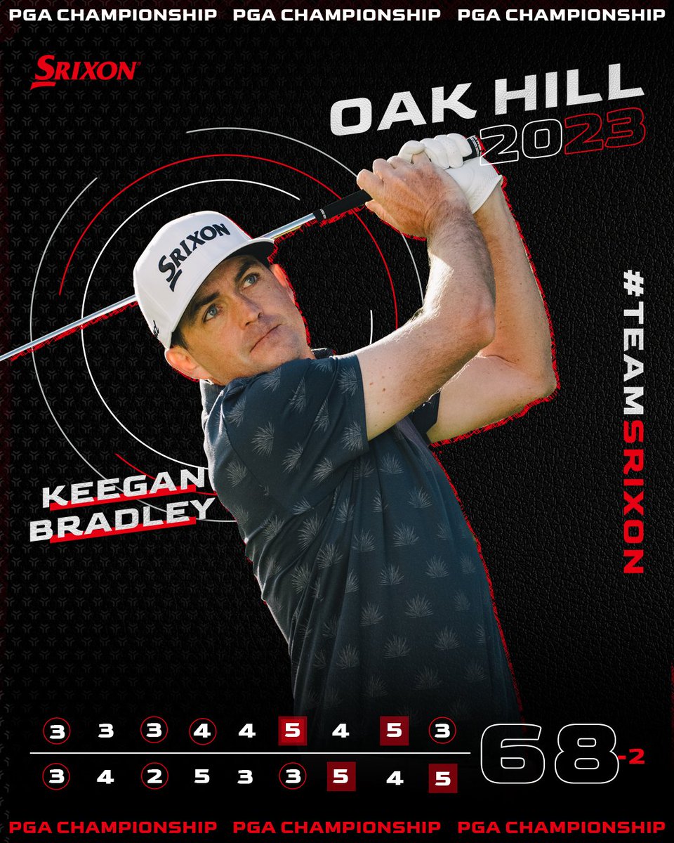 Round 1 in the books for @Keegan_Bradley ✅ #TeamSrixon