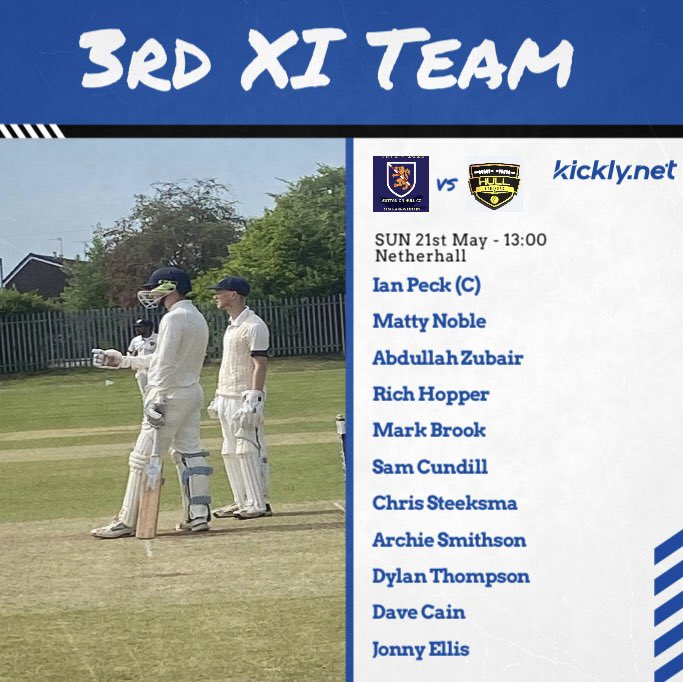1XI are looking to produce a better batting display after a dismal performance against Patrington

2XI have had a strong start to the season and currently find themself in 3rd place in the league after turning Patrington over

3XI are looking to make it b2b wins in the league