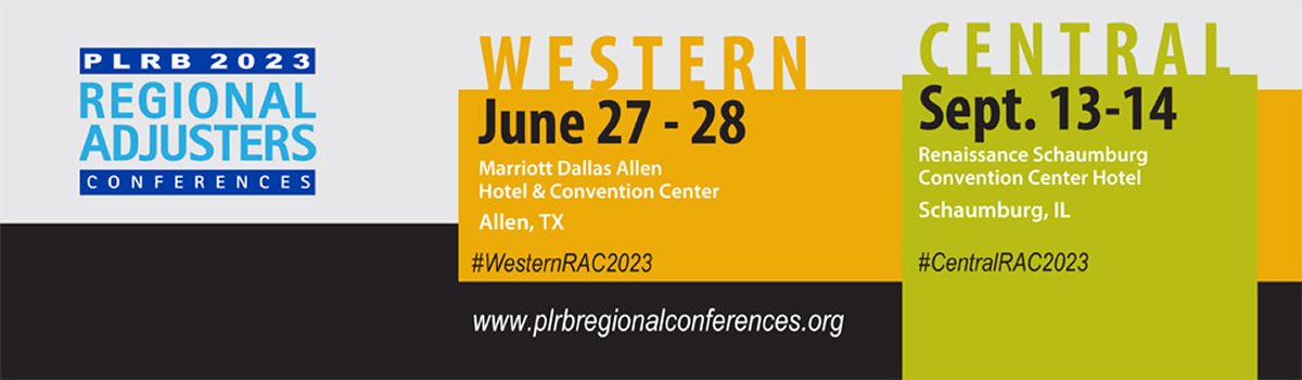 PLRBConf's tweet photo. Earn Texas #CE Credit at the #PLRB #WesternRAC2023 June 27-28, in Allen (Dallas), TX. Receive up to 8 hours of TX adjuster CE credit while addressing critical claims topics in an interactive learning environment taught by an industry professional. https://t.co/RLjUTKMrZR https://t.co/m9cR5x9dYS