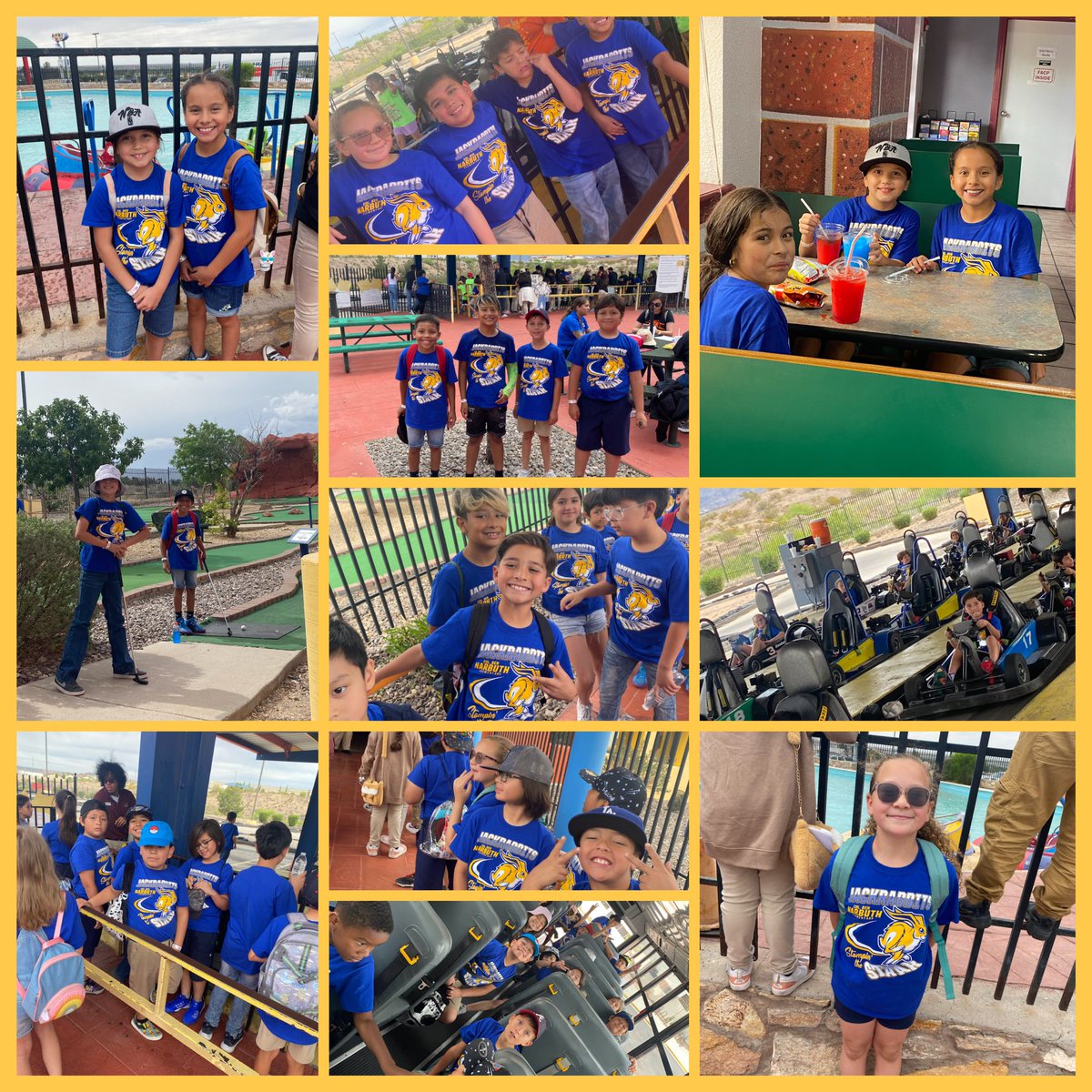 Perfect weather for a field trip to Adventure Zone 😎 #TeamSISD #BelieveEmbraceAccelerate @BNarbuth_ES