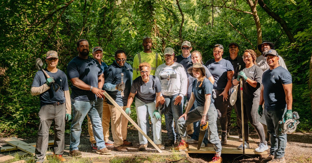 TVA_Julia's tweet photo. Happy 90th Anniversary to @TVAnews! We're proud to have completed community service projects across the valley today, from food sorting to habitat restoration… including right here in Memphis at Overton Park! Here's to another year of helping our communities thrive! #TVA90 https://t.co/J4hHiSmGZ4