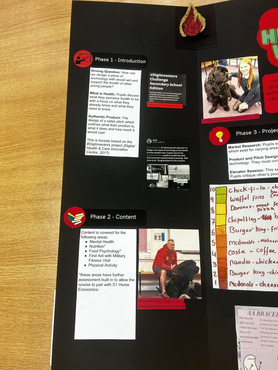 MissFoxABZ's tweet photo. An example of Project Based Learning within Health and Well-being. Using inspiration from @dhiscotland as well as educational research from @shirley_MHSE. Currently trying to attach benchmarks within the course https://t.co/mbO6olnL7u