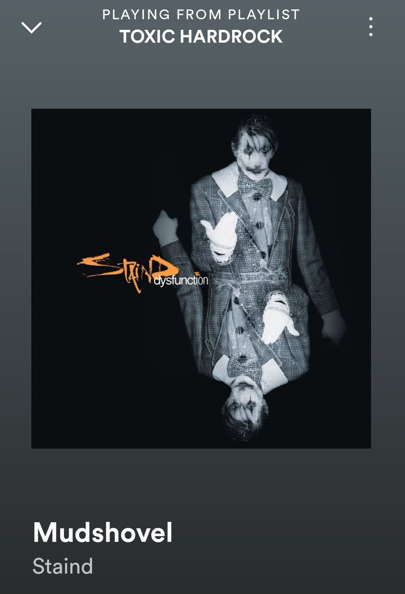 grumpykore's tweet photo. STREAMING LIVE on TOXICHARDROCK @staind 90s BANGERRRR and First Ever Song I heard ..I was Hooked AF 🖤 So Jacked For NEW RECORD !!!  

"Cuz can't Feel My Anger ...  You Can't feel my Pain" #MudShovel #NuMetal #NowPlaying #Staind #BionicRecords 

"MUDDDSHOVELLLL" 

#TOXICHARDROCK https://t.co/UkUqeDY7s7