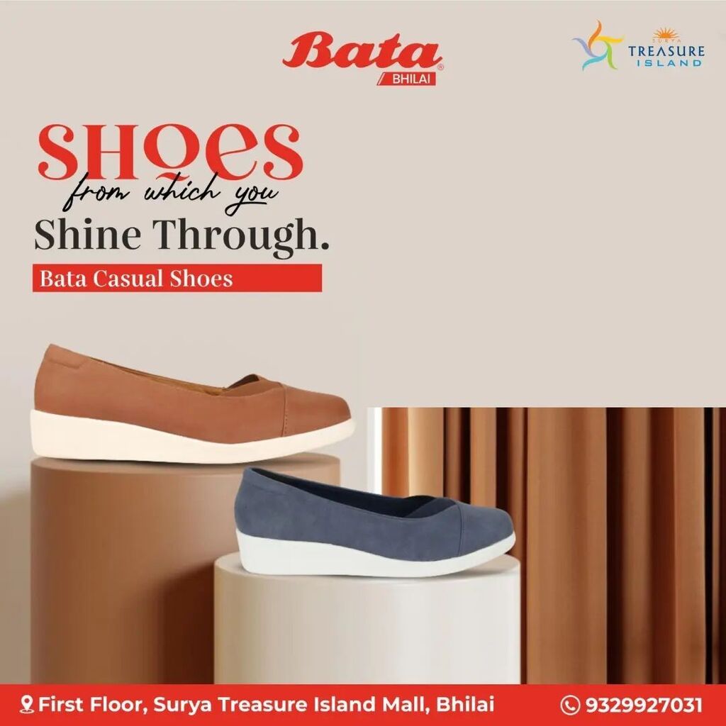 For the Comfortable use of everyday Visit the bata store at @suryatimall . . .@bata.india @bataexclusivebhilai @suryatimall #bataindia #batacomfit #comfort #bata #bhilai #chhatishgarh #suryamall #instagood #instamood #instalike #instagram #viral #explo… instagr.am/p/CsZecJ8yfpy/