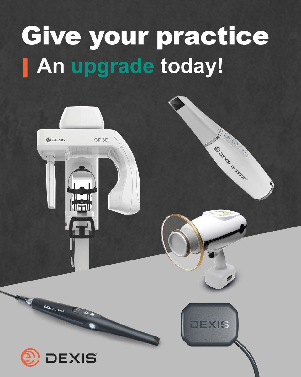 DentalProducts's tweet photo. With every qualifying CBCT purchase, DEXIS is including a DEXcam™ 4 HD at NO additional charge! Plus you get to pick either a NOMAD™ Pro 2 or DEXIS sensor! https://t.co/Rsp8aNXgUo #DEXIS #DigitalDentistry https://t.co/d8jXL8SDNi