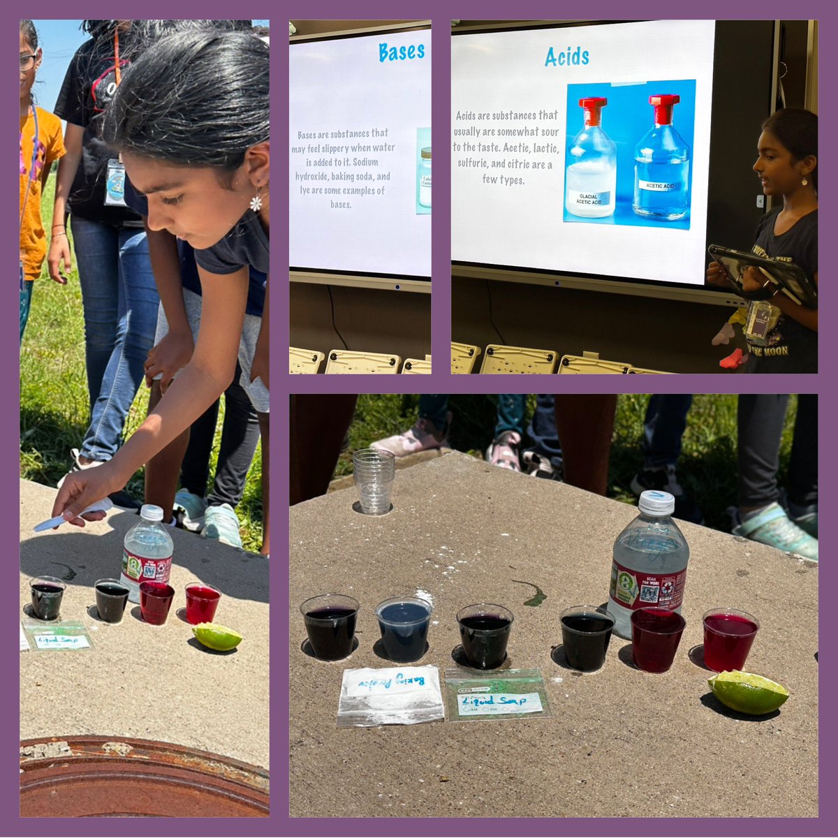 MayV1's tweet image. #PassionProjects #ScientificLEESpeaking Kaneshka teaching and demonstrating acids and bases @CISD_Science @NetZeroLee