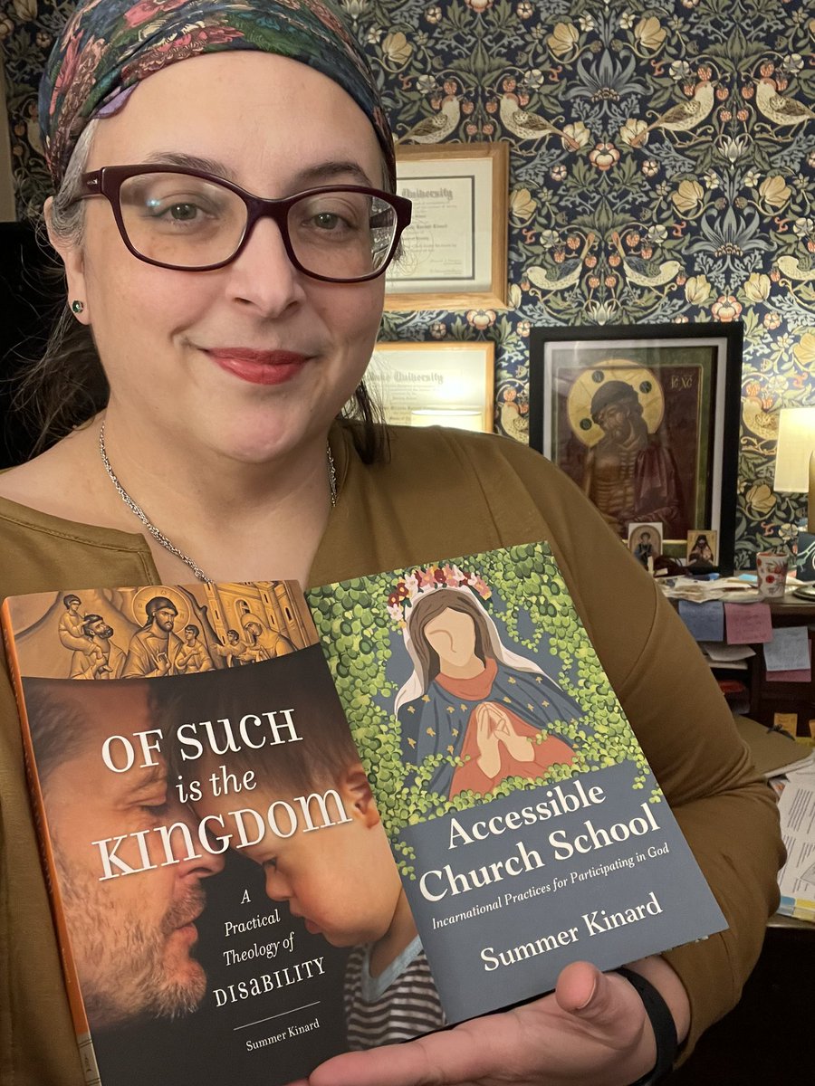 Somemyrrh's tweet photo. My book had a child!
Building on Of Such is the Kingdom: A Practical Theology of Disability (AFP, 2019), my new release, Accessible Church School: Incarnational Practices for Participating in God (PEB) focuses on #christianed

Practical Theology+examples+floor plans+price points. https://t.co/UczuUBMYPZ