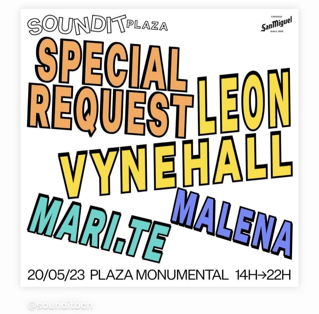 MariaAsensio5's tweet photo. Vendo 2 entradas para el SOUNDIT BCN en plaza monumental este sábado 20/05, 16,50€ cada entrada. https://t.co/M7QK07gQ8N
