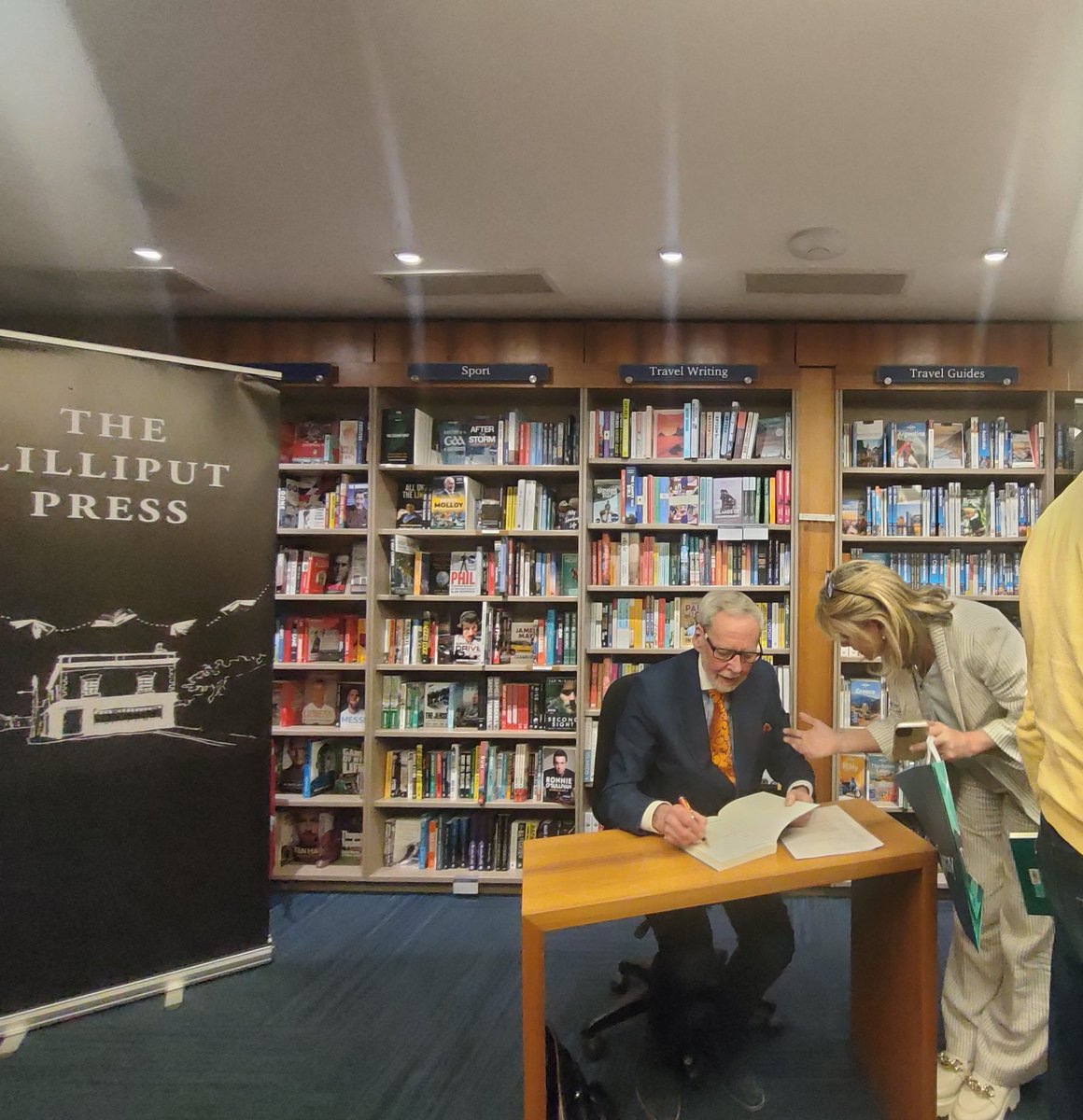 It was nice to attend the launch of Eoin O'Brien's "A Life in Medicine: from Asclepius to Beckett" this evening.