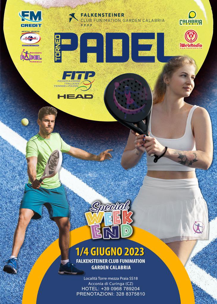 FongaMarcello's tweet photo. Special Weekend 1/4 Giugno Falkensteiner Club Funimation Garden Calabria @FalkensteinerIT #evento #sportivo #tennis #padel #sport #vacanza #relax #divertimento https://t.co/voTuxzrs1y