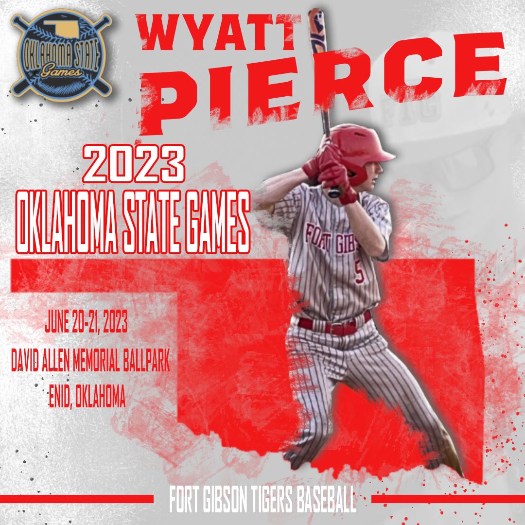 Congratulations to our guy <a href="/wyatt_pierce3/">Wyatt Pierce</a> for being selected to the Oklahoma State Games. 
<a href="/Okstategames/">Oklahoma State Games</a>