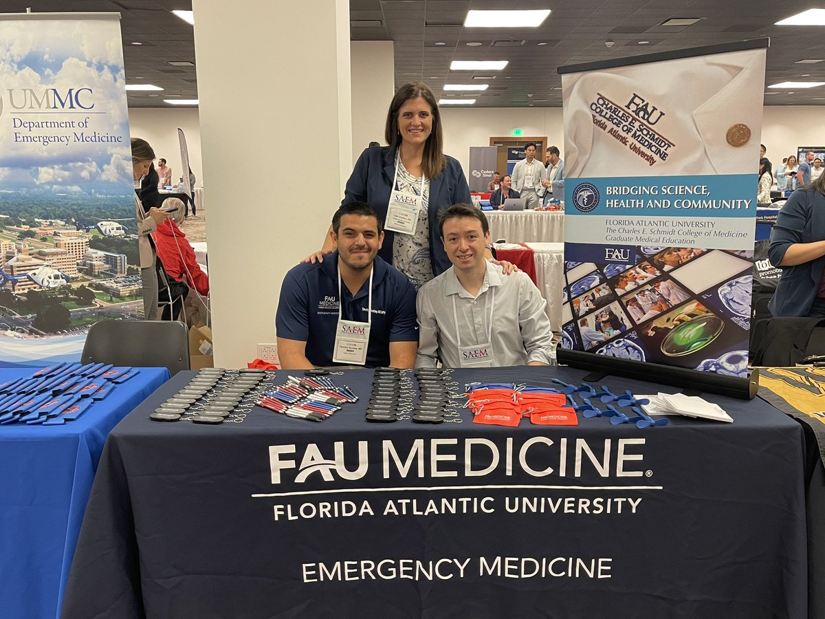 FAUmedEM's tweet photo. RAMS Residency &amp; Fellowship Fair at SAEM in Austin⭐️ 

#SAEM #FAUEM #residencyfair https://t.co/ig0Q9lnZ2H
