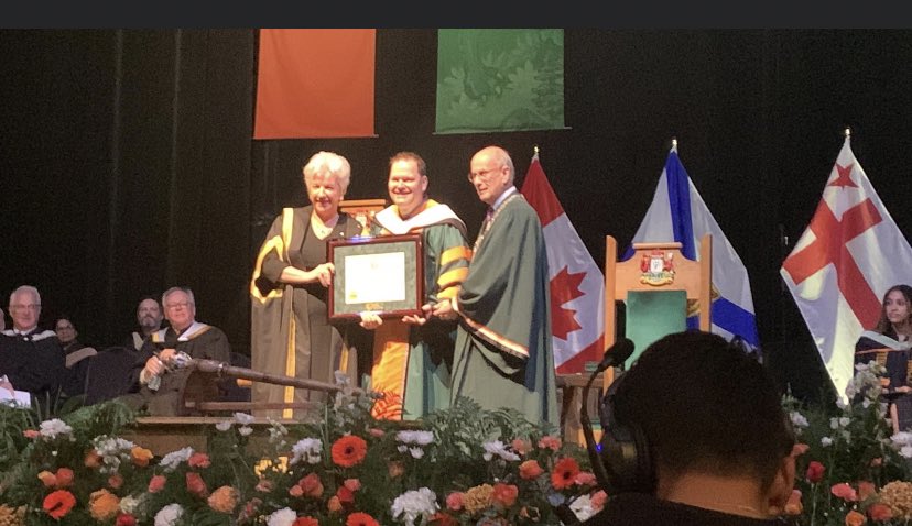 cbchorale's tweet photo. @cbchorale extends congratulations to Stephen Muise (music educator and conductor of the Men of the Deeps) on being awarded an honorary doctorate from Cape Breton University. Bravo, Dr. Muise, from all of us to you. 

📸 Cape Breton University https://t.co/oNDrSMWo4D