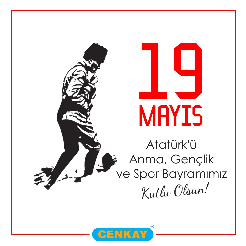 cenkaytest's tweet photo. 19 Mayıs Atatürk'ü Anma, Gençlik ve Spor Bayramımız Kutlu Olsun !
#19Mayıs1919 https://t.co/L408tpNdny