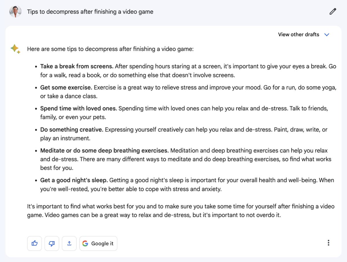 To anyone else who has beat TOTK, Bard said touch grass