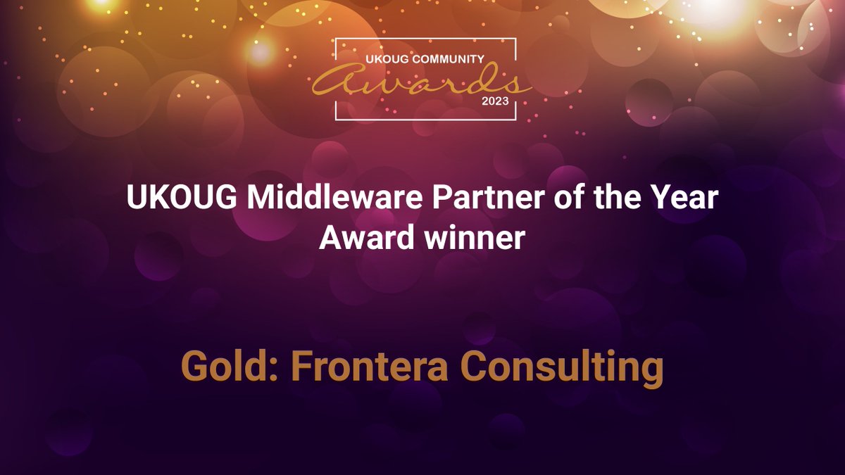 The winner for UKOUG Middleware Partner of the Year Award is…. #UKOUG #CommunityAwards #Oracle #RedBull #Winners