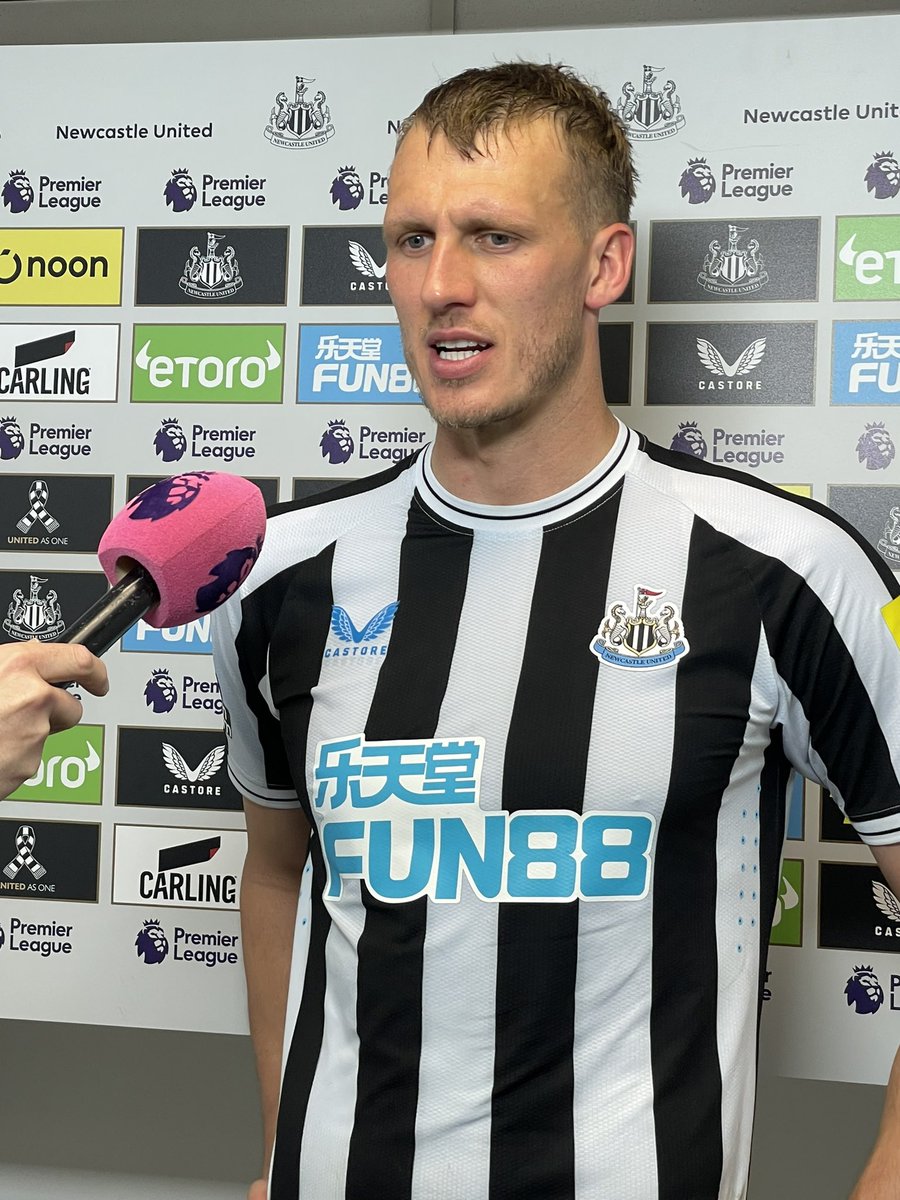 💬 “It sounds incredible when you say we’re 3 points away from the Champions League. But we need to finish the job. And I’ll keep the dancing back for if we qualify!” 

He’s from Blyth. #NUFC