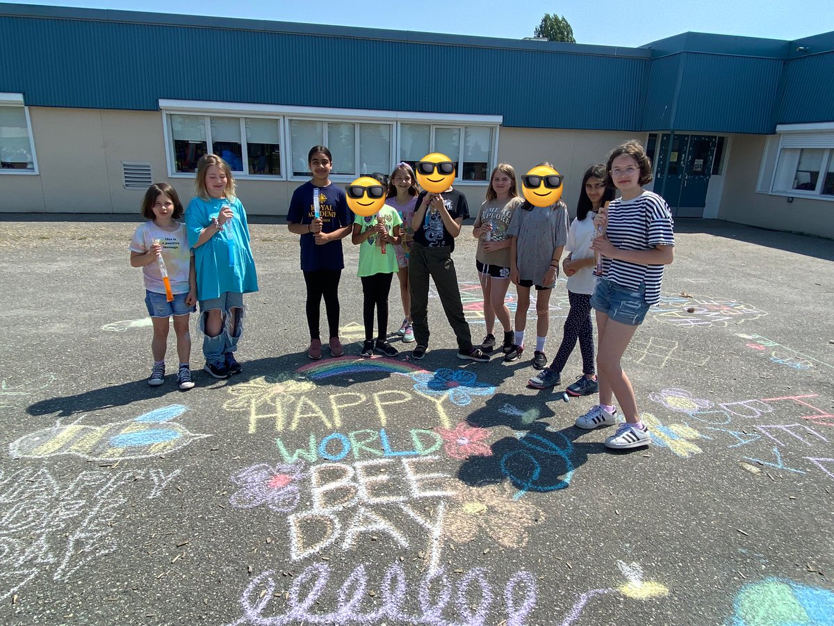 Happy World Bee Day from our Stingers 🐝<a href="/deltasd37/">DeltaSchoolDistrict</a>