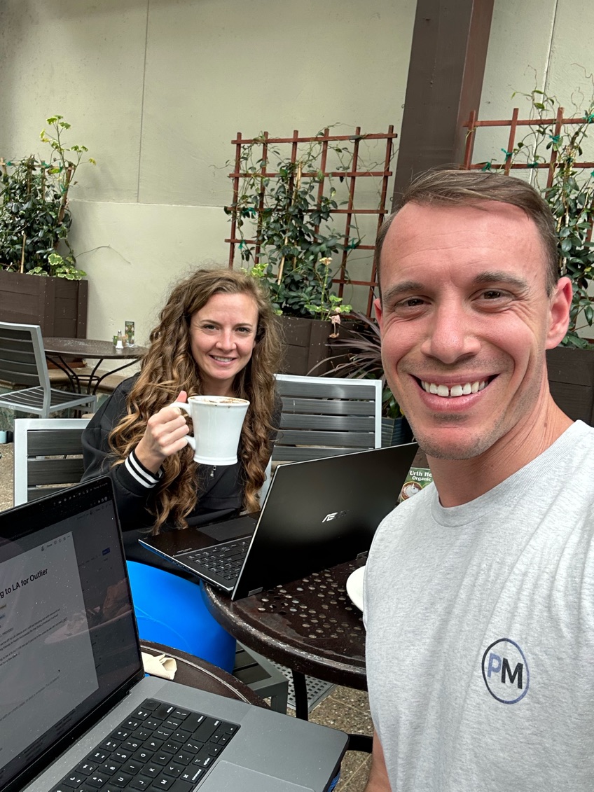 Just landed in LA! 🤟🏻 Alecia and I will be hanging out with friends in North Hollywood for the <a href="/OutlierHQ/">OutlierHQ</a> with <a href="/_EverGonzalez/">Ever | OutlierHQ</a> 

It’s going to be a BLAST! 🔥

Hit me up if you’re in the area so we can connect; we’ll be there for a few days.