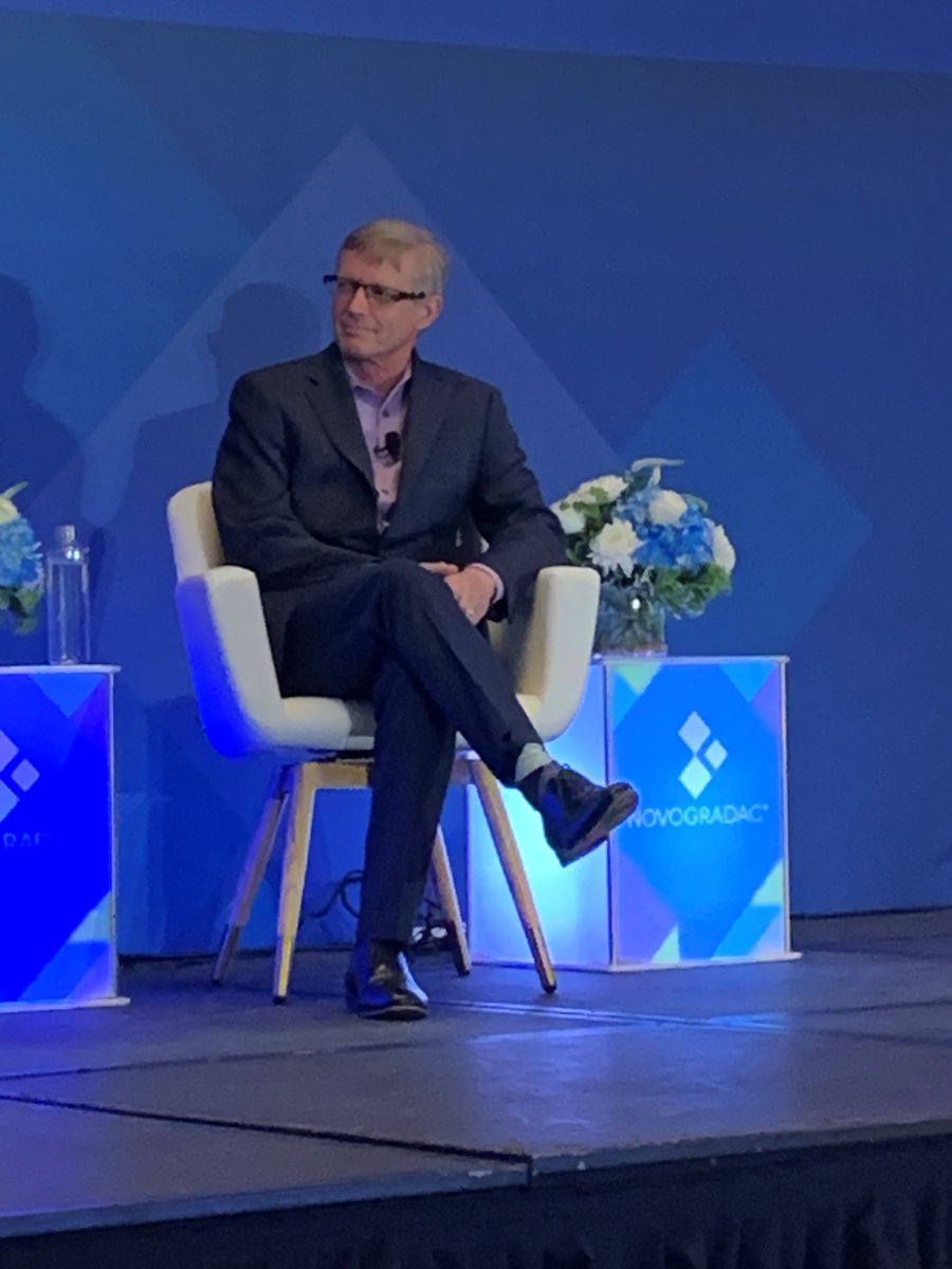 NovogradacNews's tweet photo. "The cost of debt is competitive," says James Rector with @SunwestBank during the #NovocoRETC panel on debt financing insights. Panelists talk about the importance of thinking and adjusting dynamically in a renewable energy finance market that is rapidly evolving. https://t.co/2Kdkcok9h1