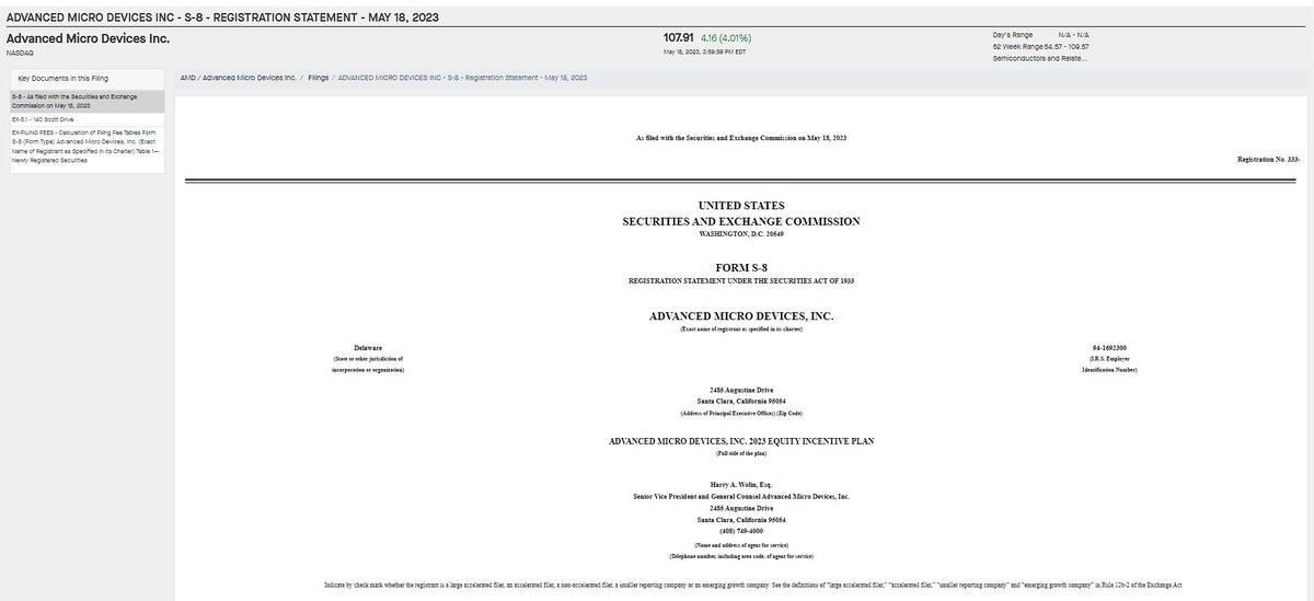 Robert46989257's tweet photo. let the dump begin
$AMD 88 million shares. Stock based compensation.
management takes more money out of this company then the shareholders. its 1929. just worse. #stockbasedcompensation
$NVDA $TSLA $ARKK https://t.co/zSxrgrcK6X