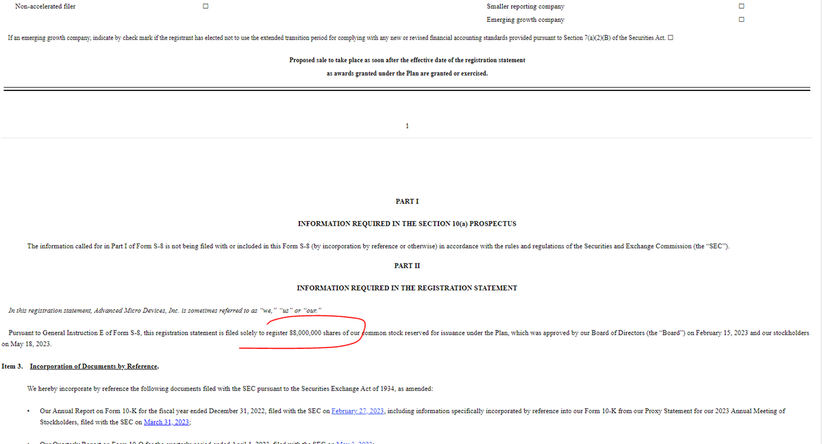 Robert46989257's tweet photo. let the dump begin
$AMD 88 million shares. Stock based compensation.
management takes more money out of this company then the shareholders. its 1929. just worse. #stockbasedcompensation
$NVDA $TSLA $ARKK https://t.co/zSxrgrcK6X