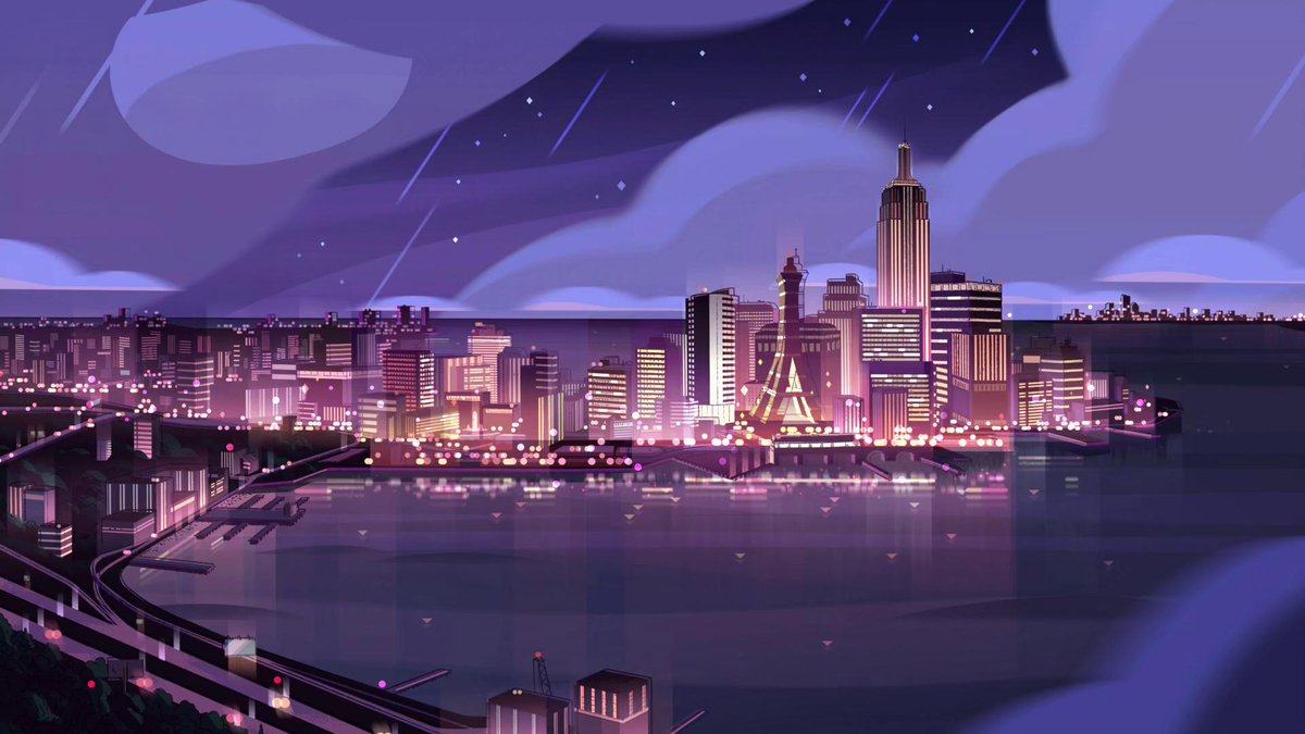Le_Unorthodox's tweet photo. Nah like actually though, Steven Universe backgrounds are drop dead gorgeous. https://t.co/Gxyv8LAzLR