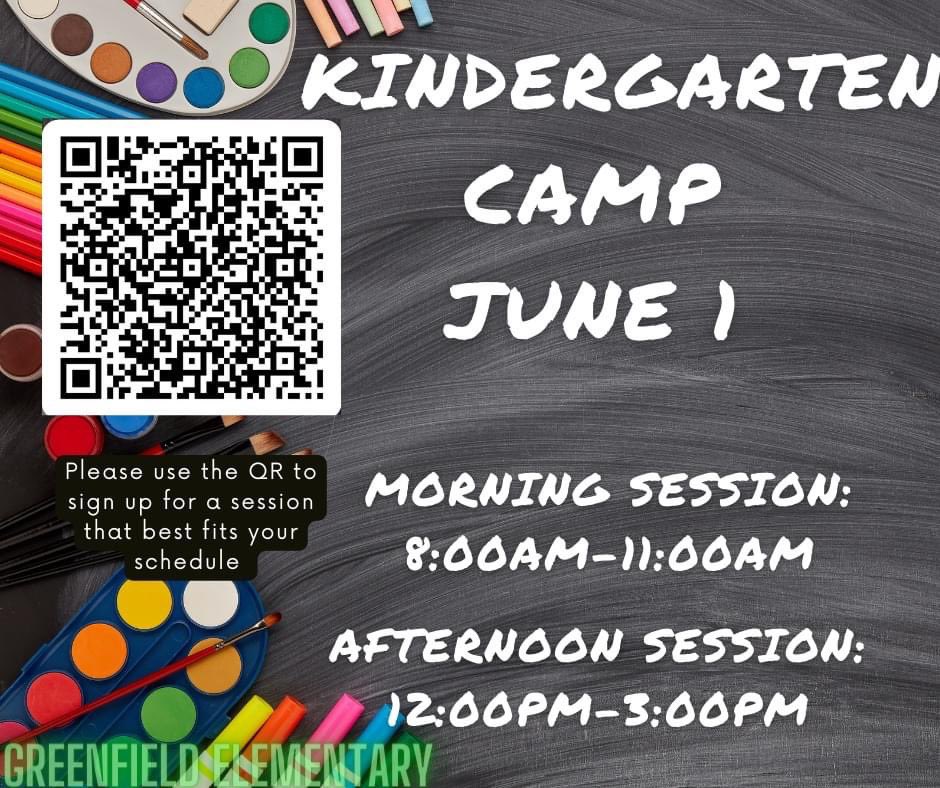 Don’t forget to register for Kinder Camp