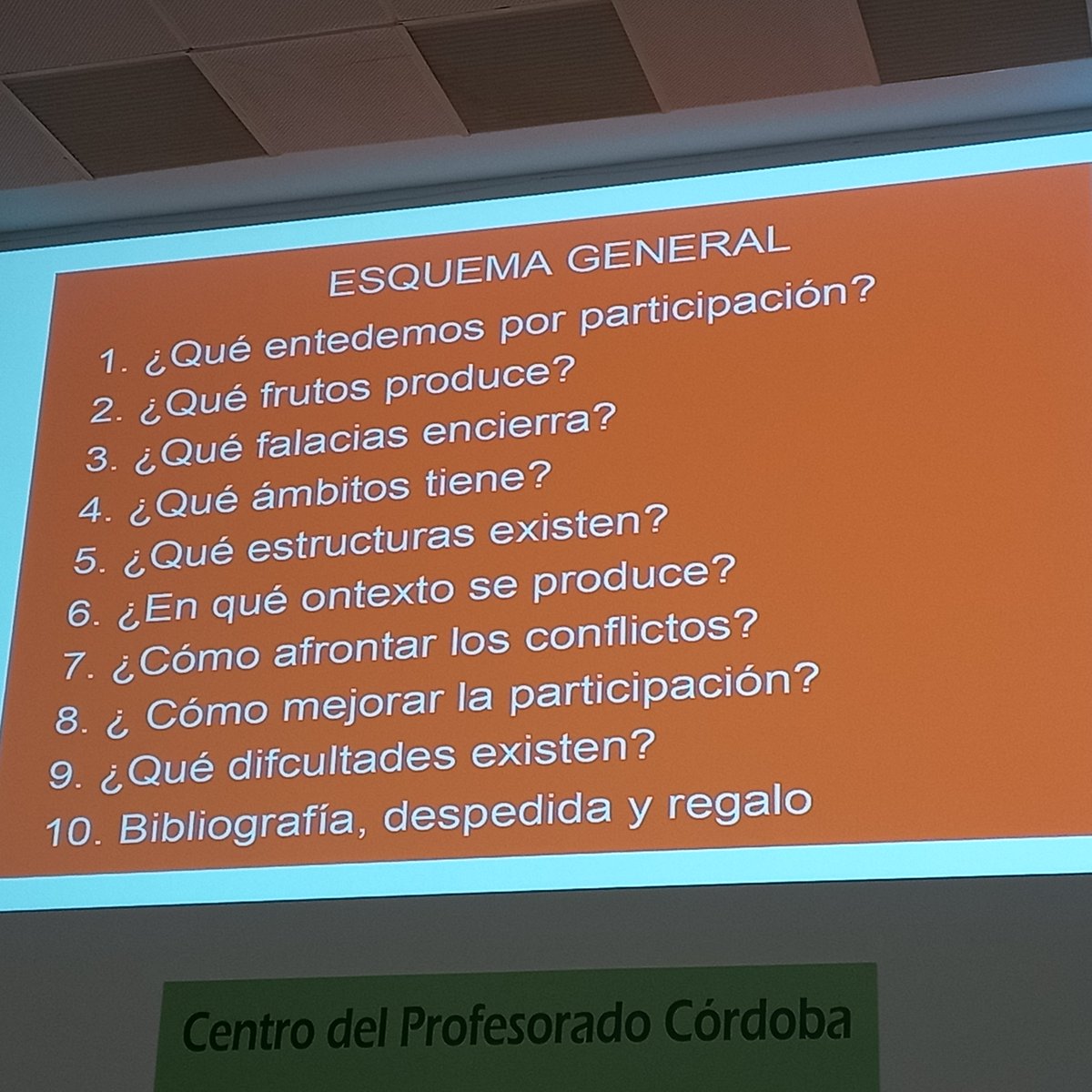 Ayer asistimos a la 1a sesion del curso de ámbito <a href="/cepcordoba/">CEP Córdoba</a>.org JORNADAS DE INFANTIL: CON MUCHO SENTIDO (231408GE074).Fue todo un disfrute escuchar las sabias reflexiones de Miguel A. Santos Guerra sobre la participación  de las familias. Gracias por participar!@maestromsanare